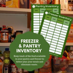 freezer and pantry inventory - featured